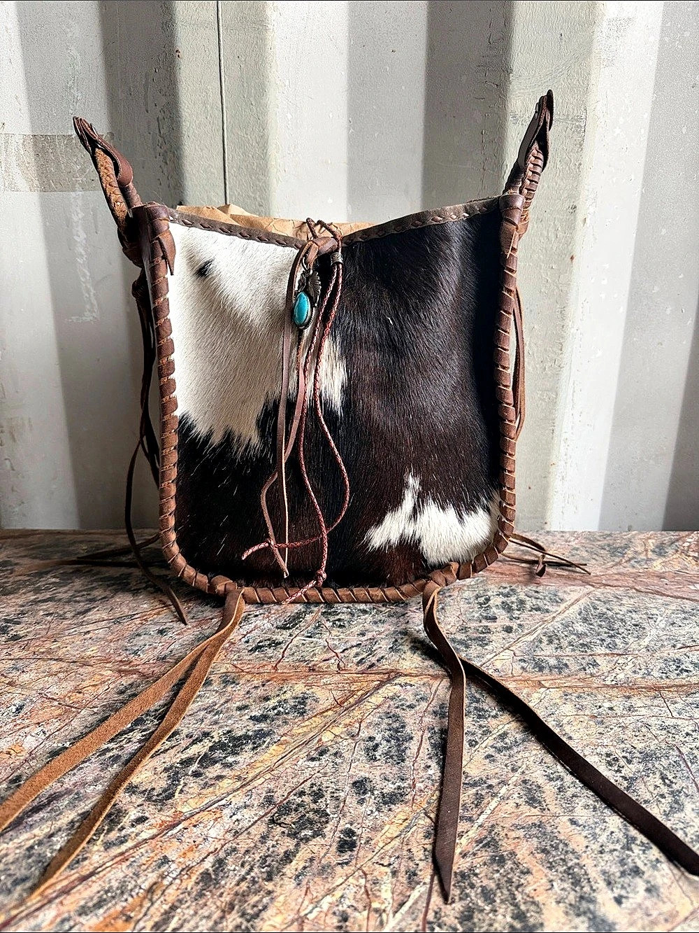 Leather Cowhide Shoulder Bag